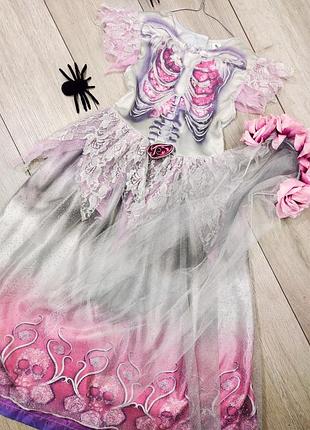 Плаття скелетик наречена санта мукрте хелловін halloween