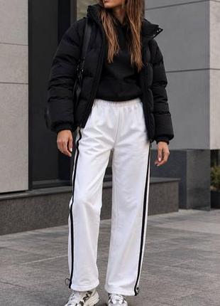 Спортивные женские штаны на флисе l/xl