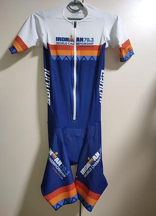 Стартовий костюм для тріатлону трісяють santini ironman 70.3 world championship, розмір s (оригінал)