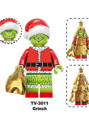 Фігурка ґрінч grinch tv3011 сумісна з лего