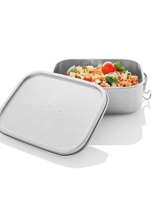 Контейнер для еды tatonka lunch box i 800 lock silver