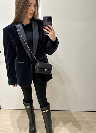Піджак оксамитовий zara