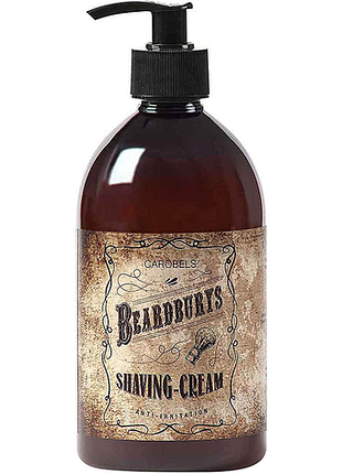 Крем для бритья против раздражения shaving cream beardburys, 500 мл