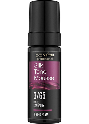 Тонирующая пенка для волос 3/65 silk tone mousse demira professional, 120 мл