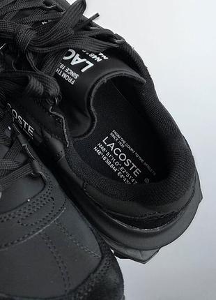 Кросівки lacoste elite active • black • 3