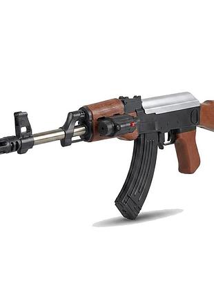 Детский игровой автомат 0807a лазерный прицел, стреляет 6 мм пульками