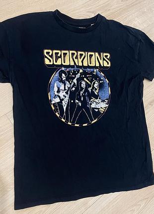Рок футболка мерч scorpions