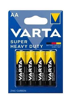 Батарейка сольова r6/aa 4шт (блістер) тм varta