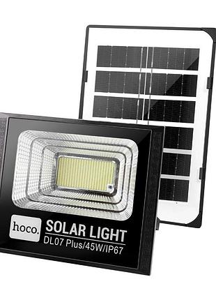 Лампа наружная hoco dl07 plus с солнечной панелью (45w, ip67).