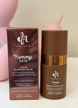 Danessa myricks beauty yummy skin liquid blurring balm setting spray спрей-фіксатор макіяжу зі зволожуючим ефектом