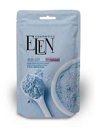 Глина косметична 40мл блакитна з екстрактом шавлії та розмарину тм elen cosmetics