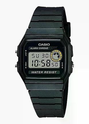 Електронний годинник унісекс casio f-94wa-8d полімерний ремінець сірий дисплей