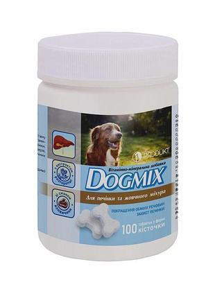 Вітамінно-мінеральна добавка dogmix для печінки та жовчного міхура (100 табл/конт)