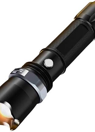 Фонарь police 8626-xpe, 1х18650/3xaaa, zoom, зу 220v/12v, box