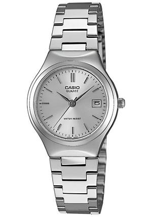 Жіночий годинник casio ltp-1170a-7a сталевий браслет сріблястий циферблат