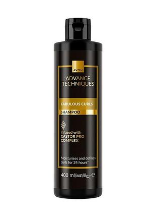 Шампунь для волосся avon «розкішні локони», 400 мл (158511801)