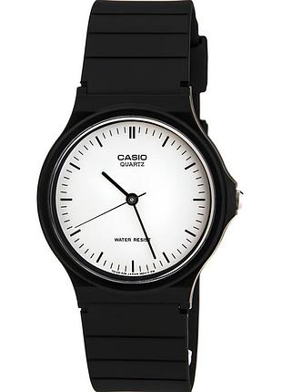 Мужские часы casio mq-24-7e полимерный ремешок белый циферблат