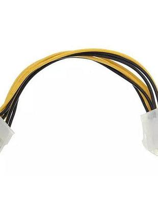 Кабель питания для видеокарты value s0722 8pin m - 6pin m 0.2m
