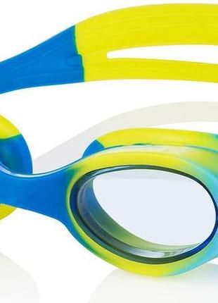 Окуляри для плавання aqua speed pegaz, сині/жовті, дитячі, osfm 209-18