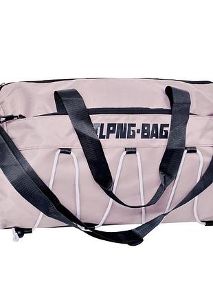 Спортивна дорожня сумка jilpng-bag n-961 49×32×20 см рожевий