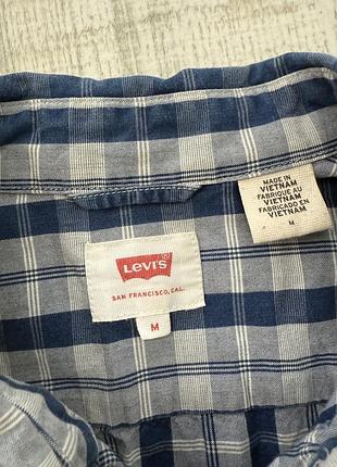 Чоловіча сорочка в клітинку levis 4