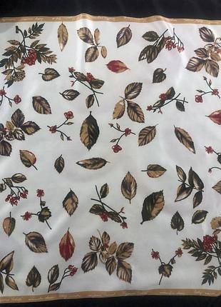 Винтажная liz claiborne 100% шелк, 1996 р. | 78×75 см