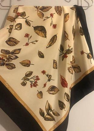 Винтажная liz claiborne 100% шелк, 1996 р. | 78×75 см