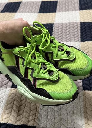 Кросівки adidas ozweego neon green оригінал розмір 44 (28см)
