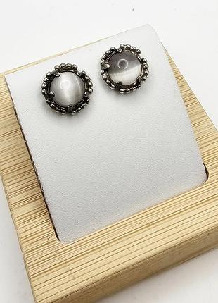 Сережки срібні з улекситом 4,04 г