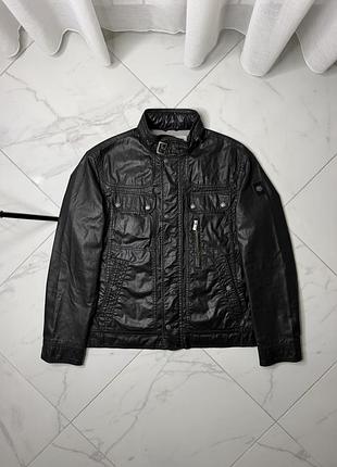 Чоловіча ваксована куртка milestone cassian vintage style m-l