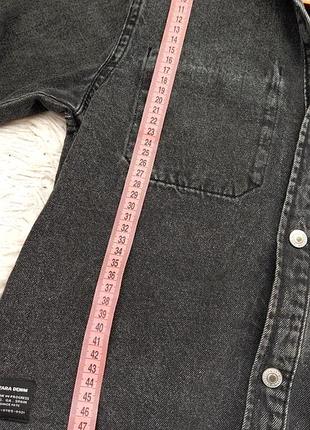 Стильна джинсова сорочка zara 3