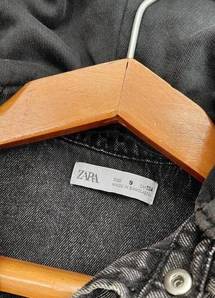 Стильна джинсова сорочка zara 2