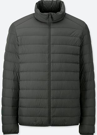 Класична чоловіча ультралегка пухова куртка з коміром-стійкою (men's ultra light down jacket)