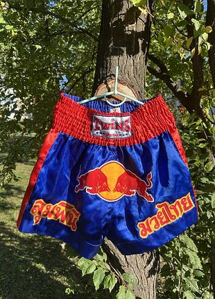 Шорти для тайського боксу twins special xl red bull