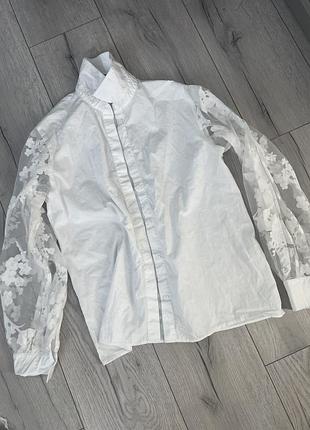 Біла блузка zara
