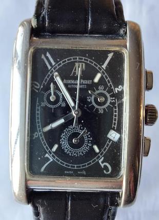 Наручний годинник audemars piguet automatic з хронографом, чорний