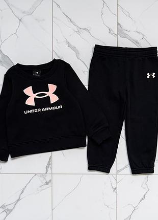 Теплий костюм на флісі under armour оригінал для дівчинки 12-18 місяців