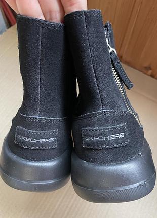 Демі ботинки skechers кожа р.37,5 2