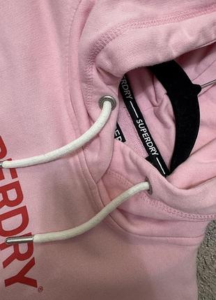 Жіноче худі superdry рожеве 3