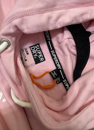 Жіноче худі superdry рожеве 4