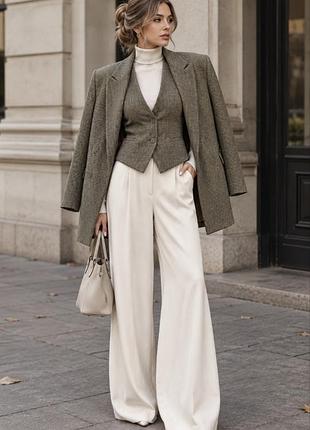 Жіночий вовняний піджак з жилеткою benny ong