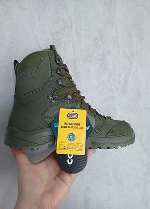 Зимние тактические ботинки m-tac tactical winter boots в олива цвете (green)