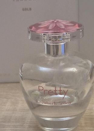 Парфумована вода elizabeth arden pretty, оригінал, залишок ~28 мл. 100 мл.