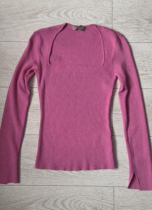 Светр жіночий h&m рожевий розмір m-l