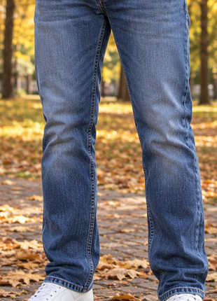 Мужские джинсы levi's 514 w32 l32 синие m 48 straight fit