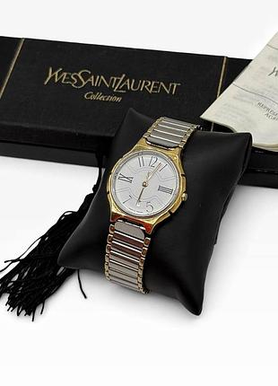 Винтажные часы yves saint laurent. made in Query. конец 1980-х годов.