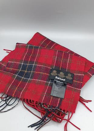 Теплый шарф barbour с нюансами