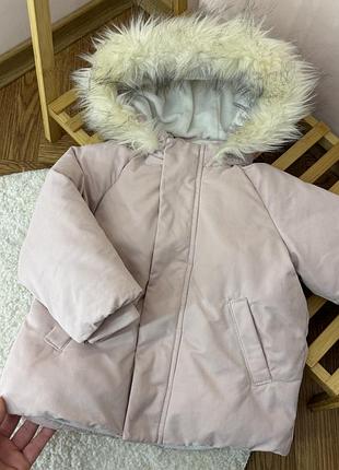 Дитяча зимова куртка h&m 86см