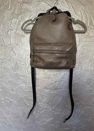 Кожаный рюкзак coach оригинал (присутствует нюанс)