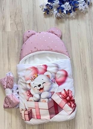 Спальник детский на выписку и прогулки зима